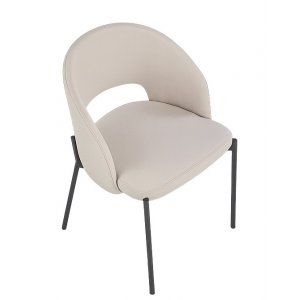 Cadeira spisestol i beige stoff + Tekstilrens for møbler Cadeira spisestol i beige stoff + Tekstilrens for møbler