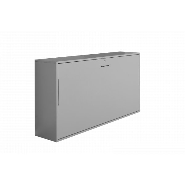 Veggseng 90×200 cm horisontal - Grå Veggseng 90×200 cm horisontal - Grå