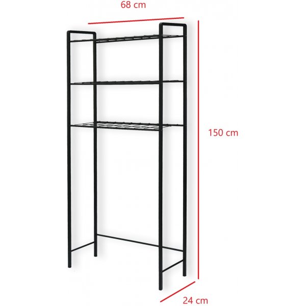 Nigel vaskemaskinhylle - Sort Nigel vaskemaskinhylle - Sort