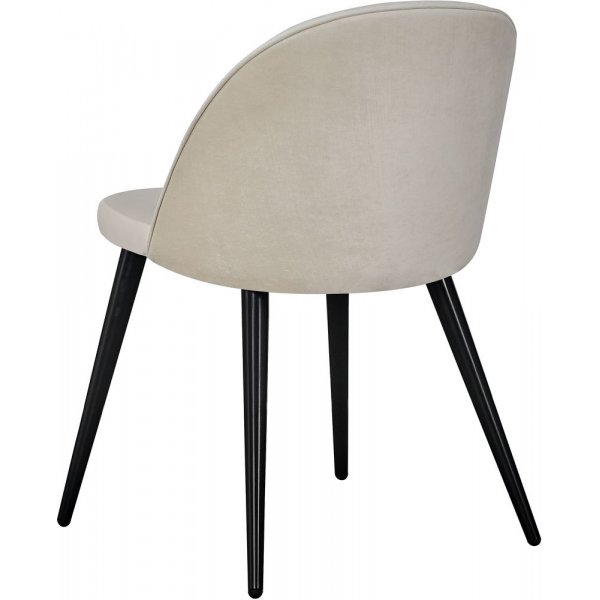 Spisestol Zeus - Svart / Beige Fløyel + Flekkfjerner for møbler Spisestol Zeus - Svart / Beige Fløyel + Flekkfjerner for møbler