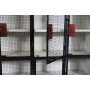 Jali metallskap - Svart metall + Flekkfjerner for mbler