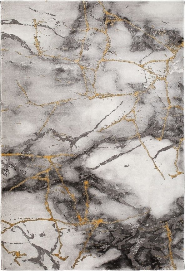 Maskinvevet teppe - Craft Concrete Gull - 200x290 cm - Maskinvevde tepper, Tepper