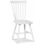 Pose spisegruppe: Bord 130 cm inkludert 4 stk Fr pinnestoler - Hvitbeiset eik