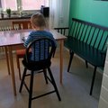 Kundebilde Linköping Pinnesofa kjøkkensofa - sort