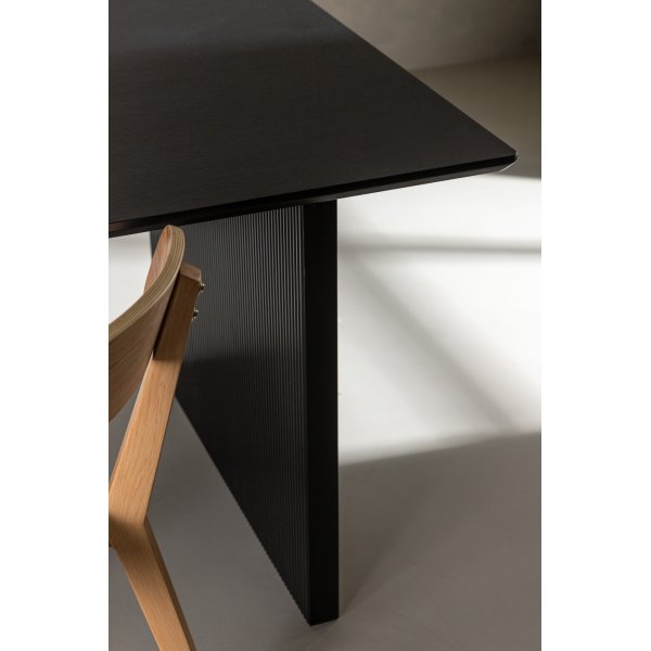 Vail spisebord 200 x 100 cm - Sort Vail spisebord 200 x 100 cm - Sort