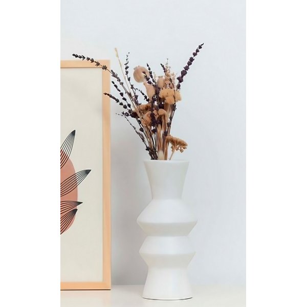 Rolo vase - Hvit Rolo vase - Hvit