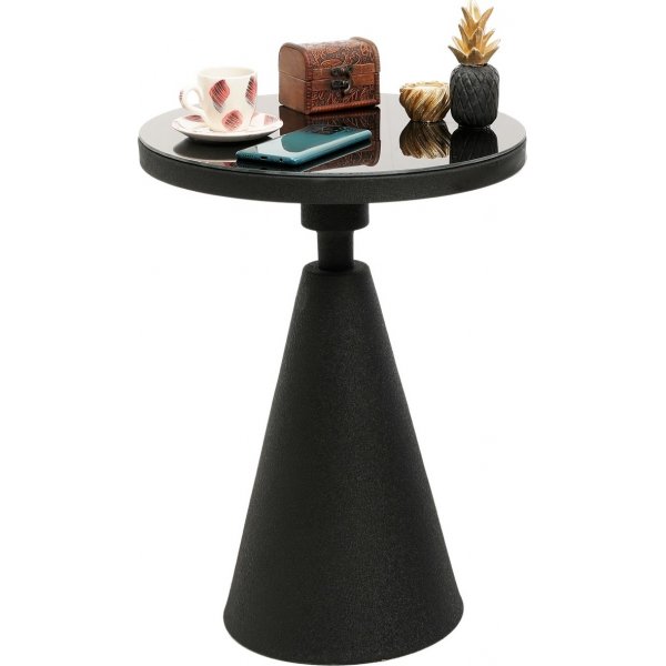 Kalk sidebord Ø42 cm - Sort Kalk sidebord Ø42 cm - Sort