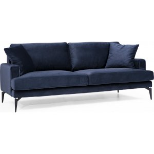 Papira 3-seters sofa - Marinebl