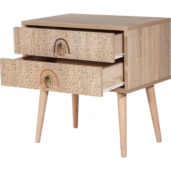 City Rainbow nattbord - Beige City Rainbow nattbord - Beige