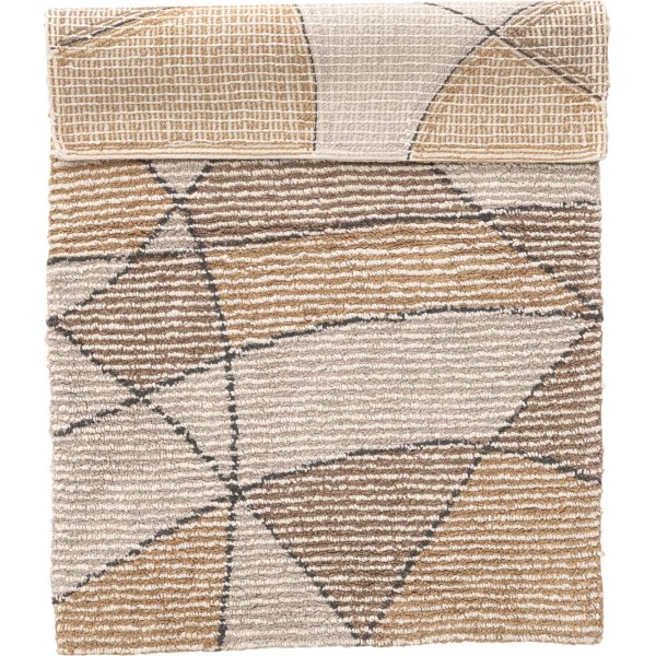 Loui teppe 60x90 cm - Grå/brunt Loui teppe 60x90 cm - Grå/brunt