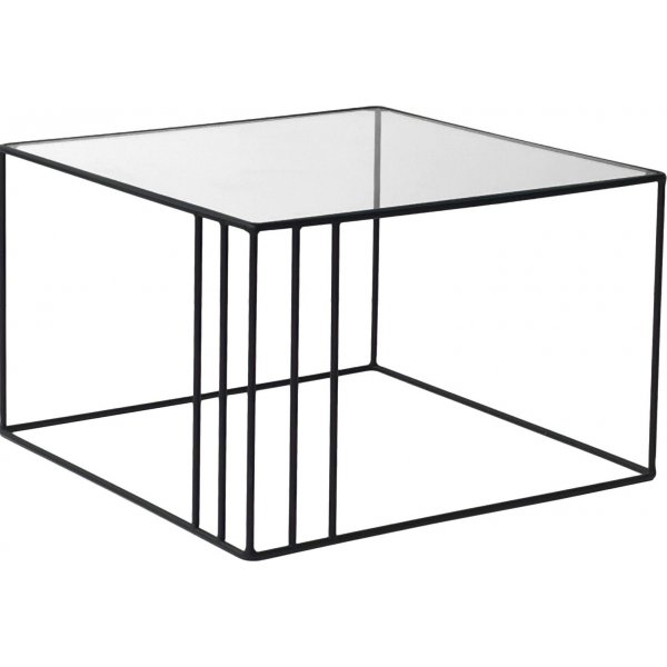 Outline sofabord 55 x 55 cm - Sort