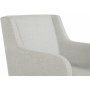 Axel karmstol - Beige (stoff) / Brune ben