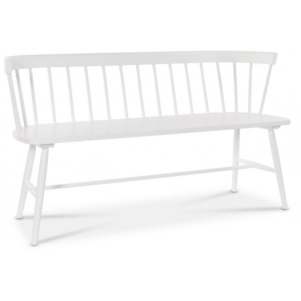 Pinnesofa kjøkkensofa Sandhamn - Hvit + Tekstilrens for møbler Pinnesofa kjøkkensofa Sandhamn - Hvit + Tekstilrens for møbler