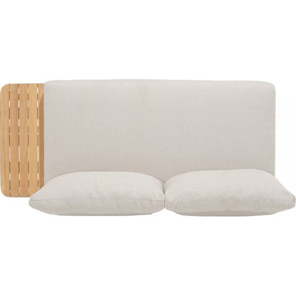 Portals salonggruppe 3 - Hvit/teak