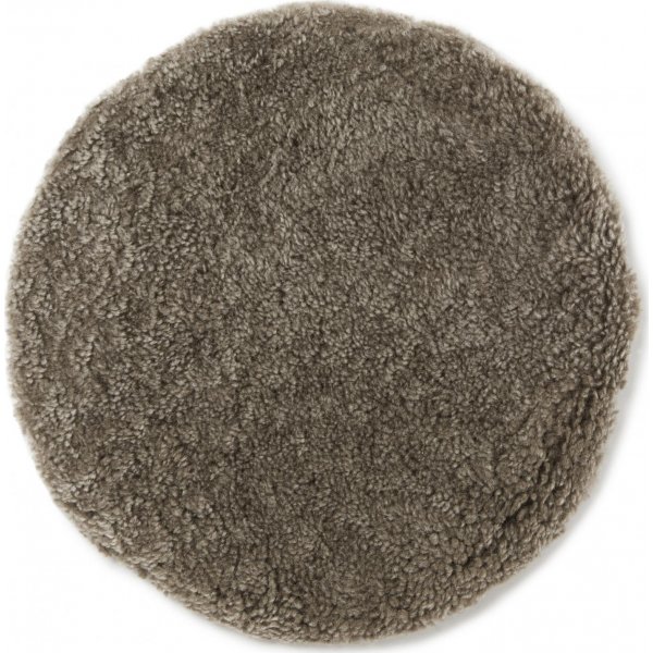 Krllete sittepute Lys brun - 34 cm