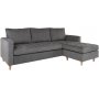 Firenze Divansofa - Mrkegr/bk