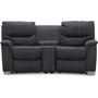 Rom Biosofa - 2-seter recliner (el) i grtt mikrofiberstoff