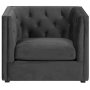 Chesterfield Milano lenestol - Mrkegr flyel