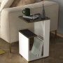 Ravenna sidebord - Hvit/gull/svart