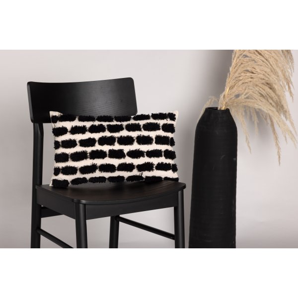 Lova putetrekk 50 x 30 cm - Beige/svart