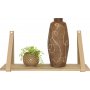 Frikk vegghylle 60 cm - Hvitpigmentert eik