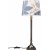 Margot bordlampe - Antikk slv/bl - 50 cm