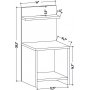 Ullman nattbord - Wenge