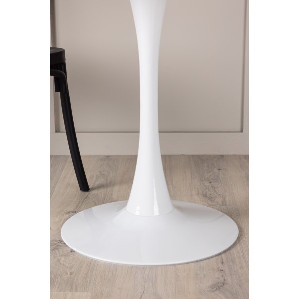 Spisebord Ø80 cm hvitt Spisebord Ø80 cm hvitt