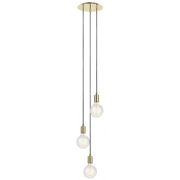 Sky taklampe 3 - Messing