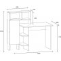 Buggy skrivebord - Hvit