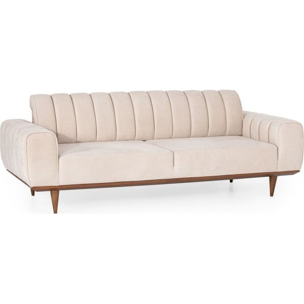 Ivory 3-seters sofa - Krem Ivory 3-seters sofa - Krem
