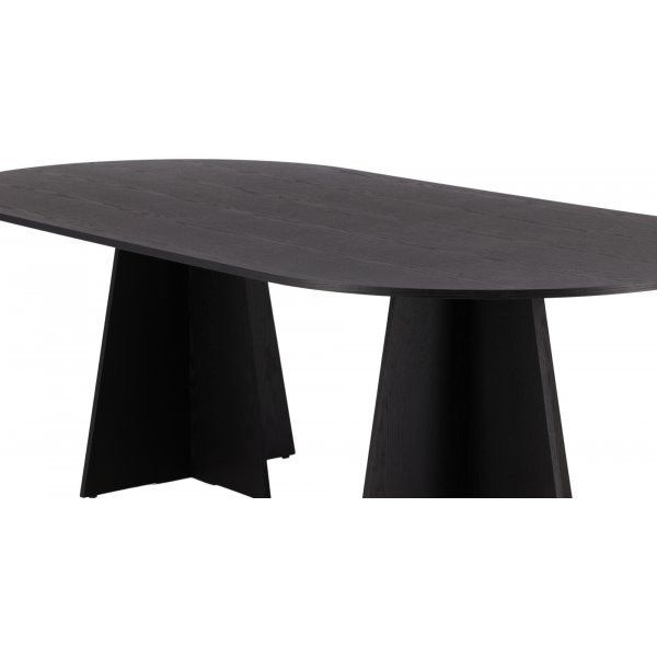 Bootcut spisebord 230 x 115 cm - Sort Bootcut spisebord 230 x 115 cm - Sort