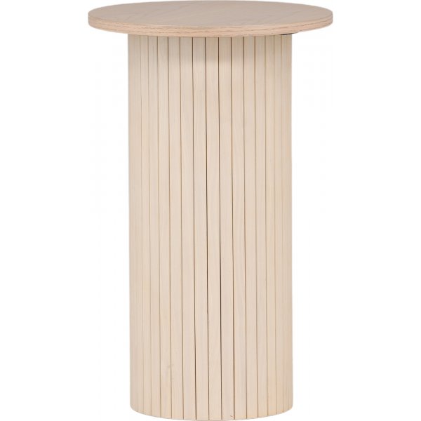 Bianca sidebord Ø40 cm - Whitewash Bianca sidebord Ø40 cm - Whitewash