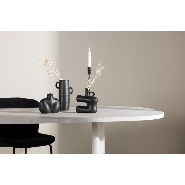 Grönvik spisebord 220 x 100 cm - Hvit marmor Grönvik spisebord 220 x 100 cm - Hvit marmor