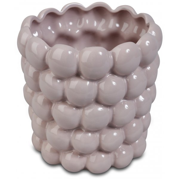 Krukke Big Bouble H18 cm - Rosa