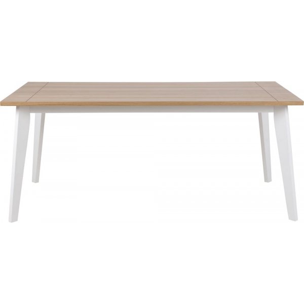 Derry spisebord 180 cm - Eik/Hvit Derry spisebord 180 cm - Eik/Hvit
