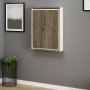 Magicbox skrivebord 77 x 58 cm - Hvit/eik