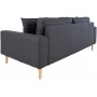 Lido 2,5-seters sofa - Mrkegr