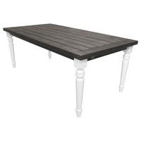 Spisebord Milton - Hvit/grå
