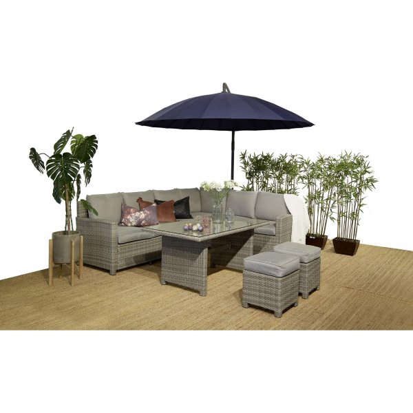 Rosario puff - Lysegrå + Møbelrengjøring Rosario puff - Lysegrå + Møbelrengjøring