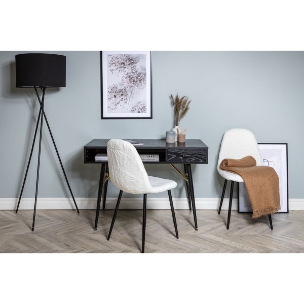 Ansmark skrivebord - Svart/messing Ansmark skrivebord - Svart/messing