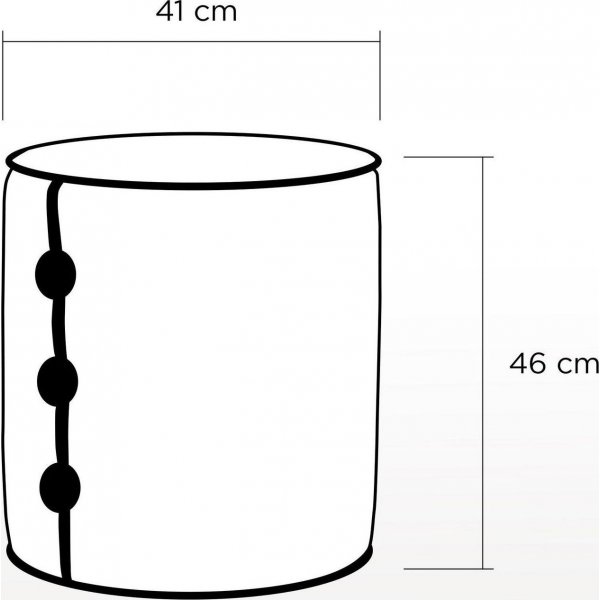 Dots puff 32 - Flerfarget