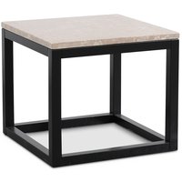 Sydney sidebord 60 - Beige Marmor/sort Sydney sidebord 60 - Beige Marmor/sort
