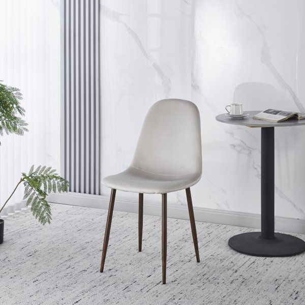 Alfred spisestuestol - Grå / Valnøtt Alfred spisestuestol - Grå / Valnøtt