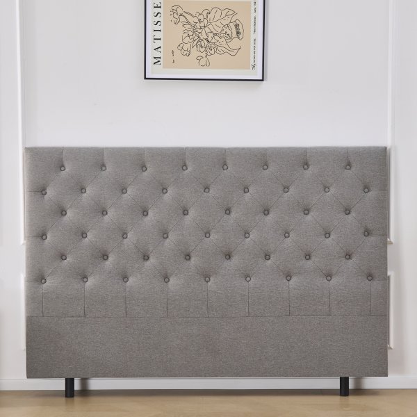 Deluxe vattert sengegavl 160x125 cm - Gr