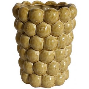 Vas Big Bouble H20 cm - Gul Vas Big Bouble H20 cm - Gul