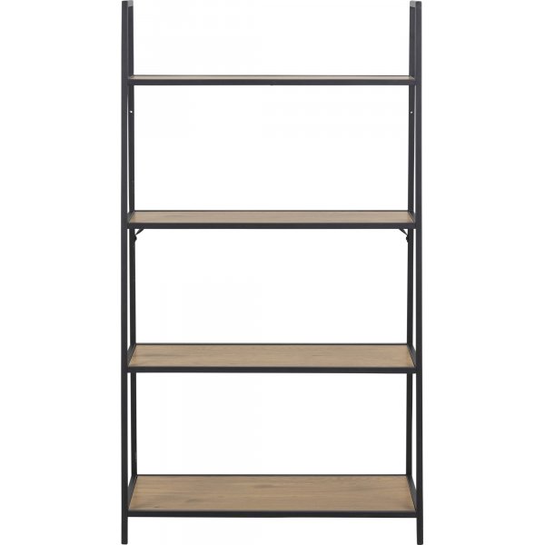 Seaford stigehylle 77x138 cm - Eik/sort Seaford stigehylle 77x138 cm - Eik/sort