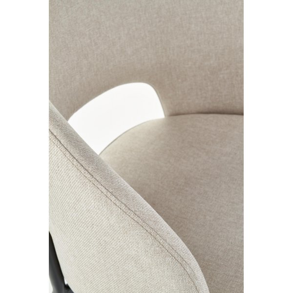 Cadeira spisestol i beige stoff + Mbelftter