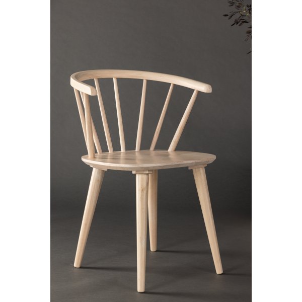 Bobby spisestol - Whitewash