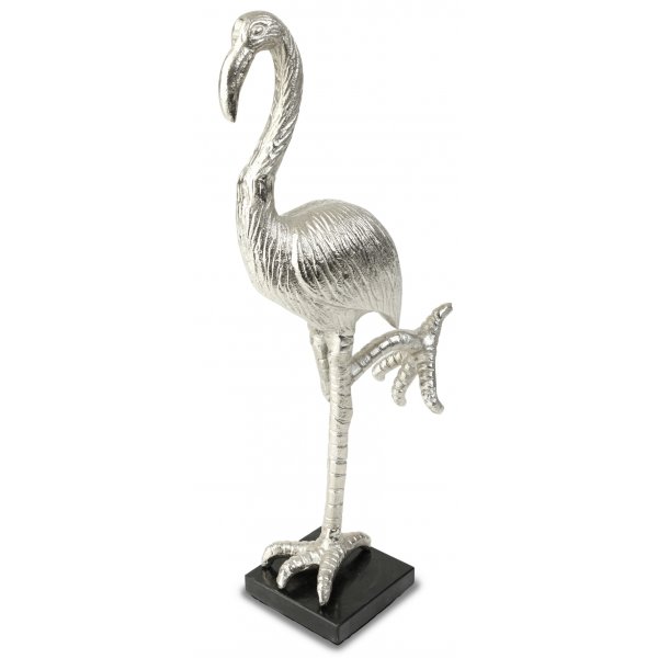 Statue Flamingo H47- Slv